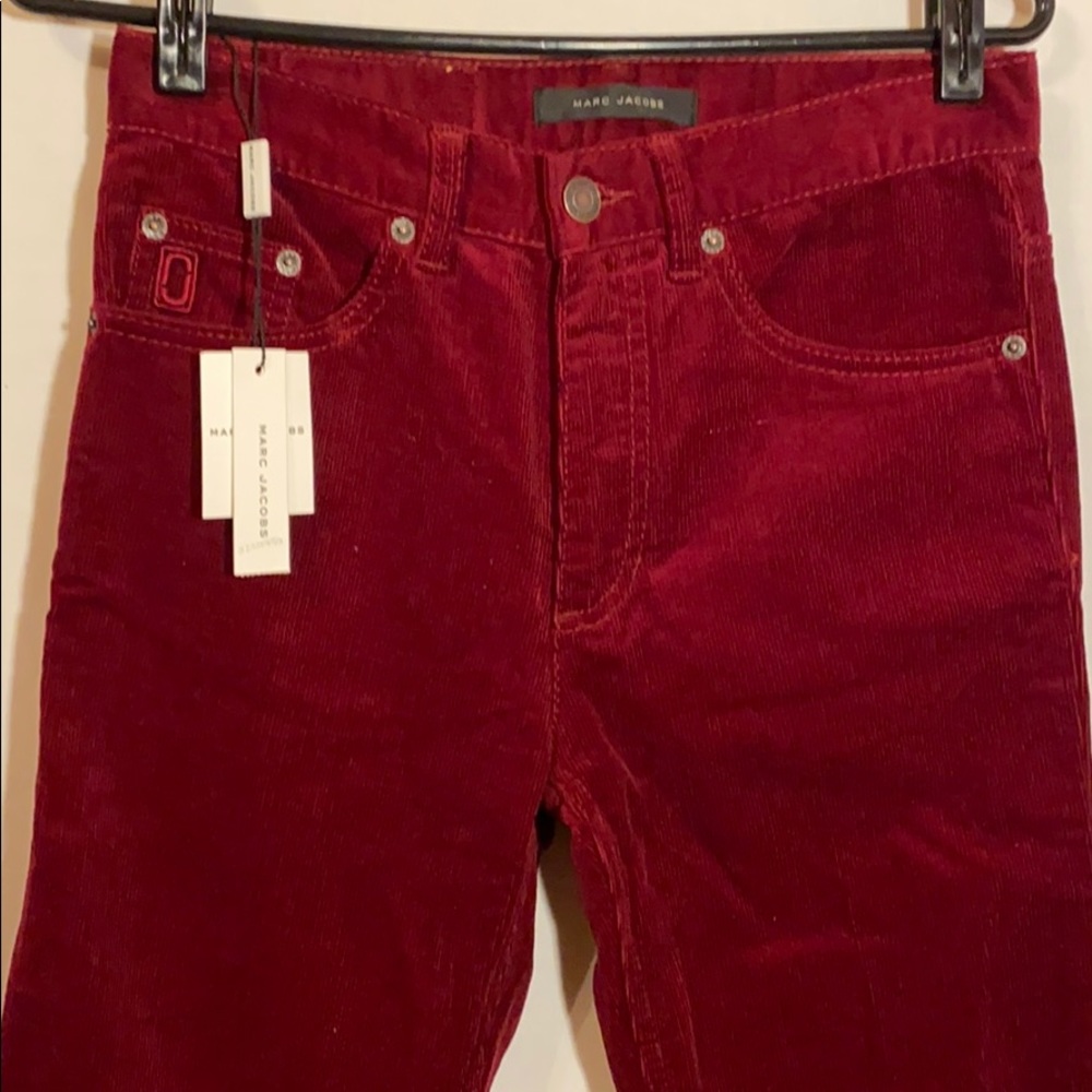 MARC JACOBS  MAROON CORDUROY  PANTS!